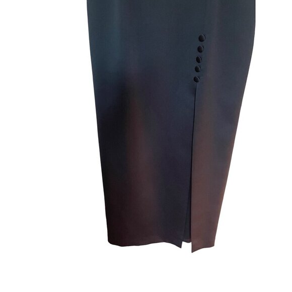 Alex Evenings Vintage womens skirt black size 6 waist 26 Hip 38 long 41 eleg - Picture 6 of 8